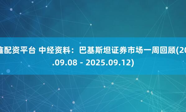 中鑫配资平台 中经资料：巴基斯坦证券市场一周回顾(2025.09.08 - 2025.09.12)
