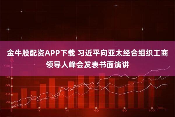 金牛股配资APP下载 习近平向亚太经合组织工商领导人峰会发表书面演讲