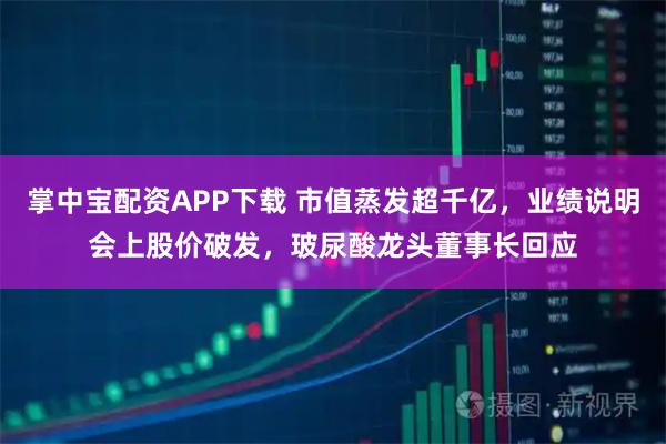 掌中宝配资APP下载 市值蒸发超千亿，业绩说明会上股价破发，玻尿酸龙头董事长回应